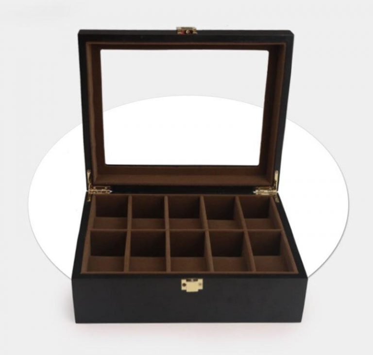 boite de rangement pour montres 10 slots