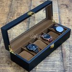 boite de rangement pour montres 6 slots