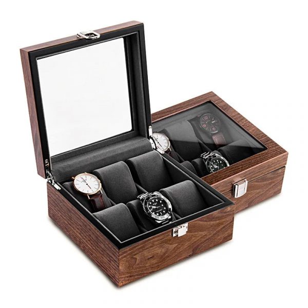 boite rangement 6 montres bois