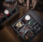 boite 10 montres compartiments larges